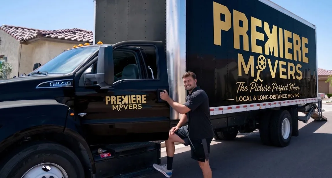 Premiere Movers crew loading a moving truck in Peachtree City, Georgia